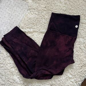 lululemon Burgundy Leggings